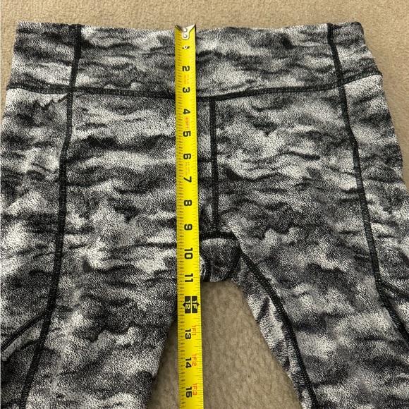 Lululemon Speed Tight V Power Luxtreme Hazy Days Black White / Black Size 10 - Picture 8 of 10